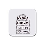 Avada Kedavra Bitch Harry  Potter Rubber Coaster (Square)