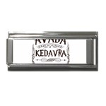 Avada Kedavra Bitch Harry  Potter Superlink Italian Charm (9mm)