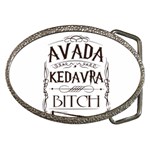 Avada Kedavra Bitch Harry  Potter Belt Buckle