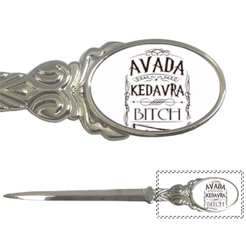 Avada Kedavra Bitch Harry  Potter Letter Opener from ArtsNow.com Front