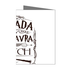 Avada Kedavra Bitch Harry  Potter Mini Greeting Cards (Pkg of 8) from ArtsNow.com Left