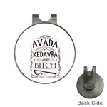 Avada Kedavra Bitch Harry  Potter Golf Ball Marker Hat Clip