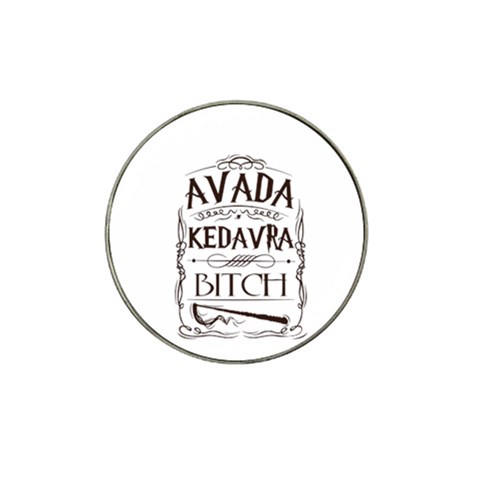 Avada Kedavra Bitch Harry  Potter Hat Clip Ball Marker (10 pack) from ArtsNow.com Front