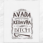 Avada Kedavra Bitch Harry  Potter Canvas 8  x 10 