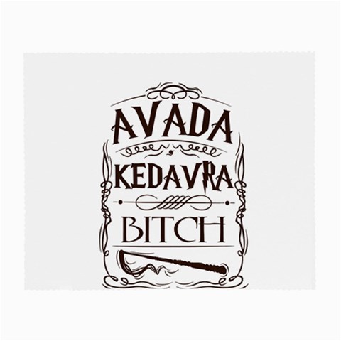 Avada Kedavra Bitch Harry  Potter Small Glasses Cloth (2 Sides) from ArtsNow.com Front