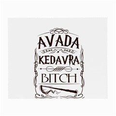Avada Kedavra Bitch Harry  Potter Small Glasses Cloth (2 Sides) from ArtsNow.com Back
