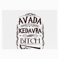Avada Kedavra Bitch Harry  Potter Large Glasses Cloth (2 Sides) from ArtsNow.com Front
