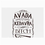 Avada Kedavra Bitch Harry  Potter Large Glasses Cloth (2 Sides)