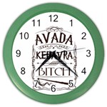Avada Kedavra Bitch Harry  Potter Color Wall Clock