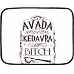 Avada Kedavra Bitch Harry  Potter Double Sided Fleece Blanket (Mini)