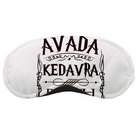 Avada Kedavra Bitch Harry  Potter Sleeping Mask from ArtsNow.com Front