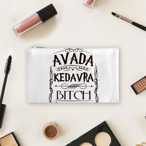 Avada Kedavra Bitch Harry  Potter Cosmetic Bag (Small) from ArtsNow.com Front