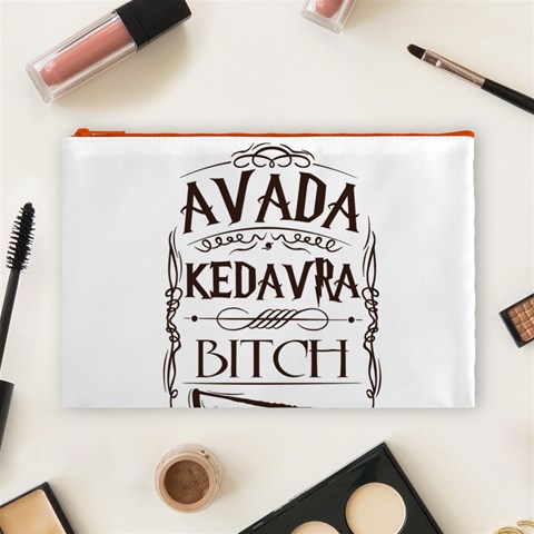 Avada Kedavra Bitch Harry  Potter Cosmetic Bag (Large) from ArtsNow.com Front
