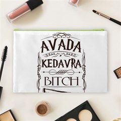 Avada Kedavra Bitch Harry  Potter Cosmetic Bag (Large) from ArtsNow.com Back