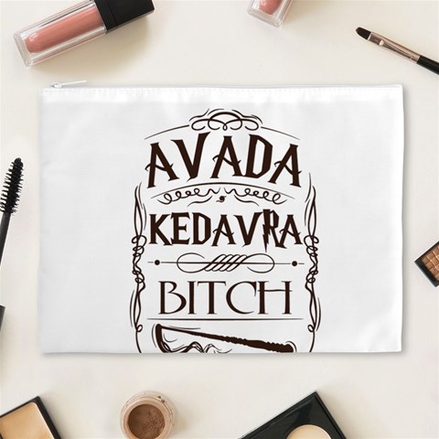 Avada Kedavra Bitch Harry  Potter Cosmetic Bag (XL) from ArtsNow.com Front