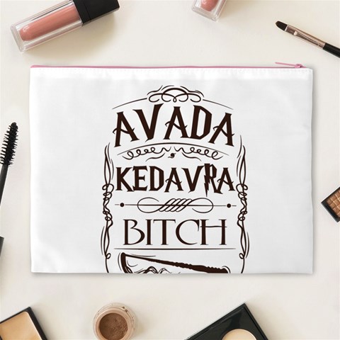 Avada Kedavra Bitch Harry  Potter Cosmetic Bag (XL) from ArtsNow.com Back