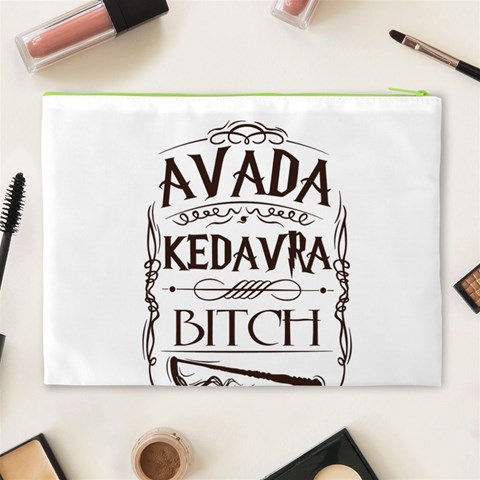 Avada Kedavra Bitch Harry  Potter Cosmetic Bag (XL) from ArtsNow.com Back