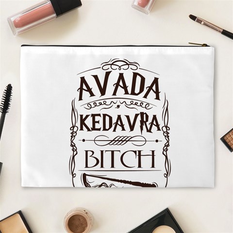 Avada Kedavra Bitch Harry  Potter Cosmetic Bag (XL) from ArtsNow.com Back