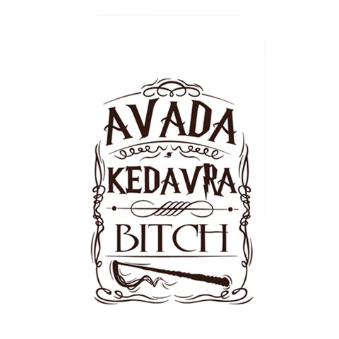 Avada Kedavra Bitch Harry  Potter Memory Card Reader (Rectangular) from ArtsNow.com Front