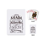 Avada Kedavra Bitch Harry  Potter Playing Cards (Mini)