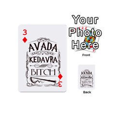 Avada Kedavra Bitch Harry  Potter Playing Cards 54 (Mini) from ArtsNow.com Front - Diamond3