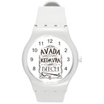 Avada Kedavra Bitch Harry  Potter Round Plastic Sport Watch (M)