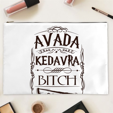 Avada Kedavra Bitch Harry  Potter Cosmetic Bag (XXL) from ArtsNow.com Front
