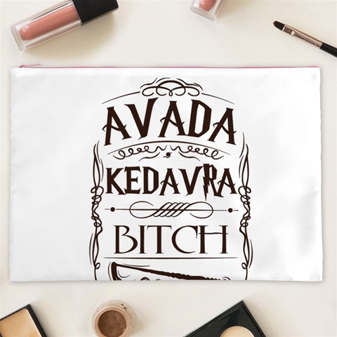 Avada Kedavra Bitch Harry  Potter Cosmetic Bag (XXL) from ArtsNow.com Front