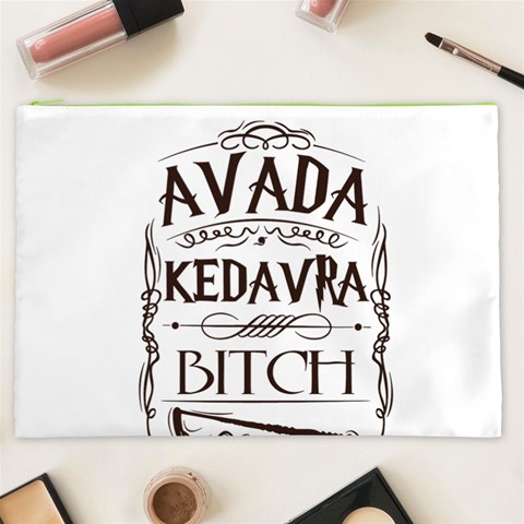 Avada Kedavra Bitch Harry  Potter Cosmetic Bag (XXL) from ArtsNow.com Front