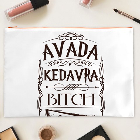Avada Kedavra Bitch Harry  Potter Cosmetic Bag (XXL) from ArtsNow.com Front