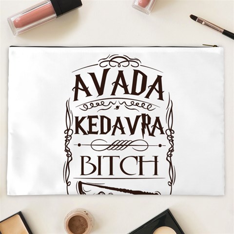 Avada Kedavra Bitch Harry  Potter Cosmetic Bag (XXL) from ArtsNow.com Back