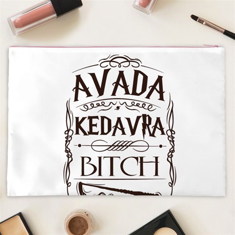 Avada Kedavra Bitch Harry  Potter Cosmetic Bag (XXL) from ArtsNow.com Back