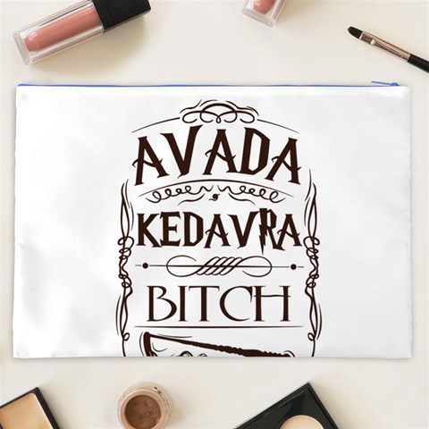 Avada Kedavra Bitch Harry  Potter Cosmetic Bag (XXL) from ArtsNow.com Back