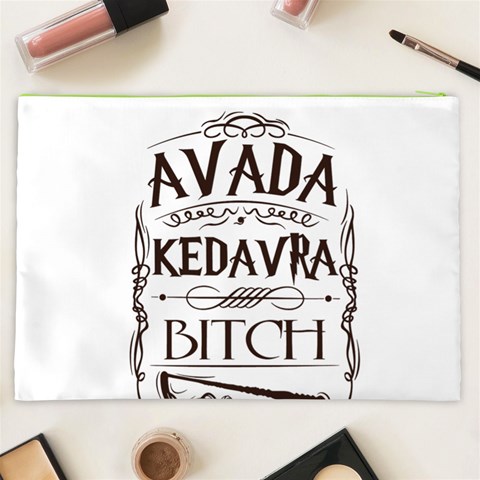 Avada Kedavra Bitch Harry  Potter Cosmetic Bag (XXL) from ArtsNow.com Back
