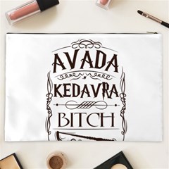Avada Kedavra Bitch Harry  Potter Cosmetic Bag (XXL) from ArtsNow.com Back