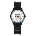 Avada Kedavra Bitch Harry  Potter Stainless Steel Round Watch