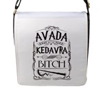 Avada Kedavra Bitch Harry  Potter Flap Closure Messenger Bag (L)