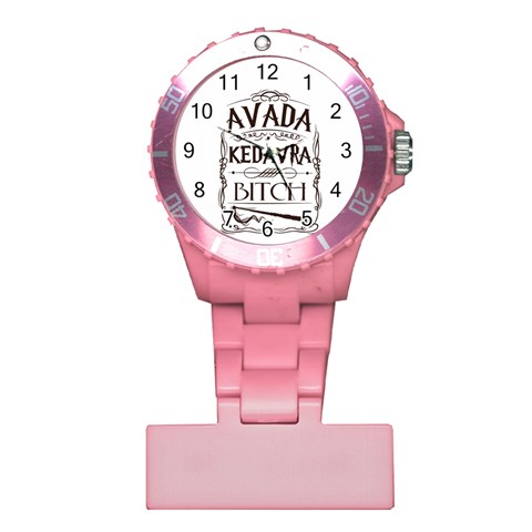 Avada Kedavra Bitch Harry  Potter Plastic Nurses Watch from ArtsNow.com Front