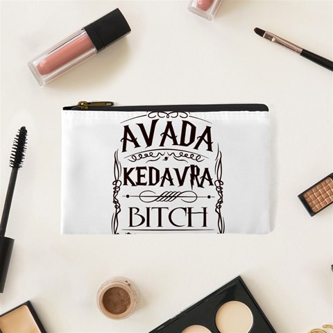 Avada Kedavra Bitch Harry  Potter Cosmetic Bag (XS) from ArtsNow.com Front