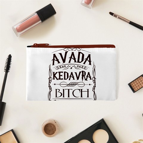 Avada Kedavra Bitch Harry  Potter Cosmetic Bag (XS) from ArtsNow.com Front
