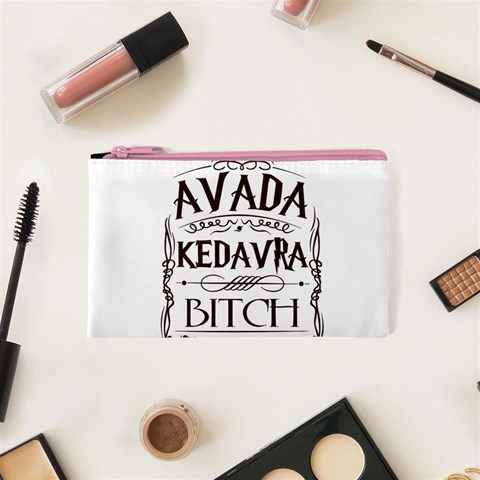 Avada Kedavra Bitch Harry  Potter Cosmetic Bag (XS) from ArtsNow.com Front