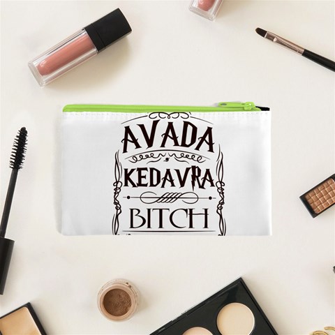 Avada Kedavra Bitch Harry  Potter Cosmetic Bag (XS) from ArtsNow.com Back