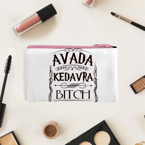Avada Kedavra Bitch Harry  Potter Cosmetic Bag (XS) from ArtsNow.com Back