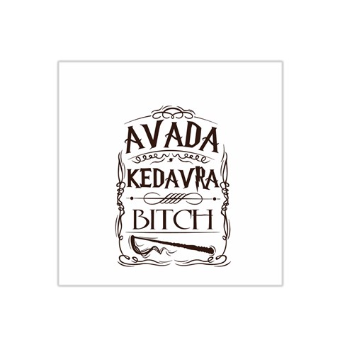 Avada Kedavra Bitch Harry  Potter Satin Bandana Scarf from ArtsNow.com Front
