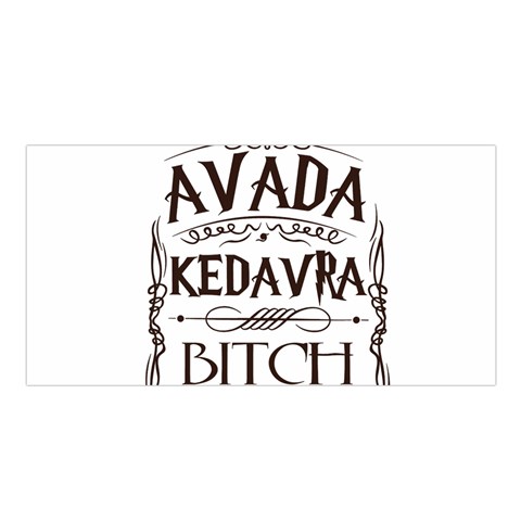 Avada Kedavra Bitch Harry  Potter Satin Shawl from ArtsNow.com Front