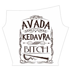 Avada Kedavra Bitch Harry  Potter Yoga Cropped Leggings from ArtsNow.com Left