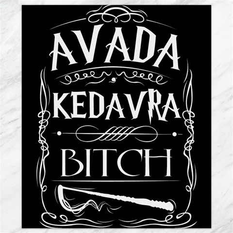 Avada Kedavra Bitch Harry Potter Canvas 8  x 10  from ArtsNow.com 8.15 x9.66  Canvas - 1