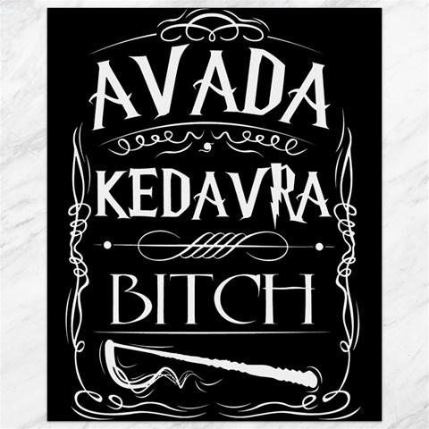 Avada Kedavra Bitch Harry Potter Canvas 16  x 20  from ArtsNow.com 15.75 x19.29  Canvas - 1