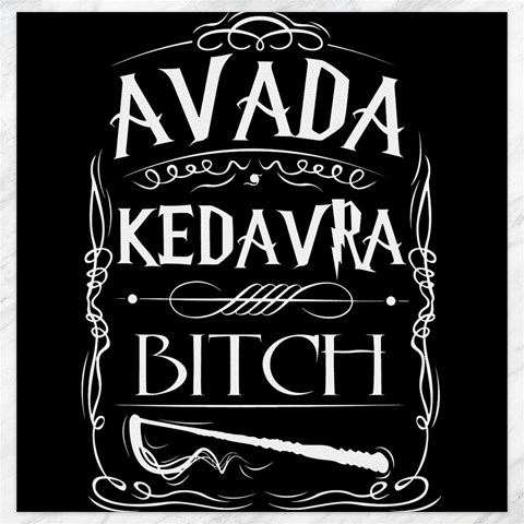 Avada Kedavra Bitch Harry Potter Canvas 20  x 20  from ArtsNow.com 19 x19.27  Canvas - 1