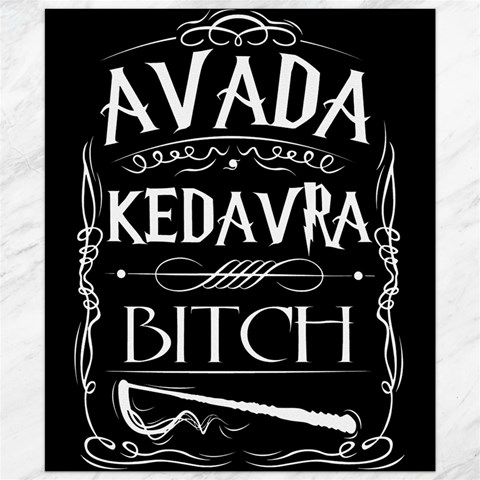 Avada Kedavra Bitch Harry Potter Canvas 20  x 24  from ArtsNow.com 19.57 x23.15  Canvas - 1